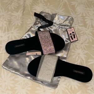 Victoria’s Secret VS BLING slides/slippers NWT size 9-10 Large